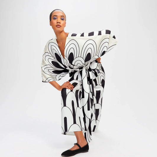 Women's Printed Soft Satin Silk Co-ord Set
