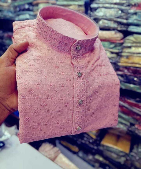 Rayon Kurta With Cotton Pajama For Men's