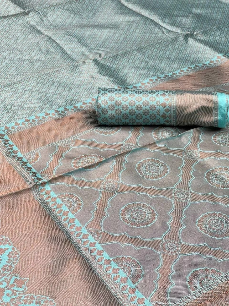 Bollywood Banarasi Soft Silk Saree For Women's, Fancy Style Sari & Blouse