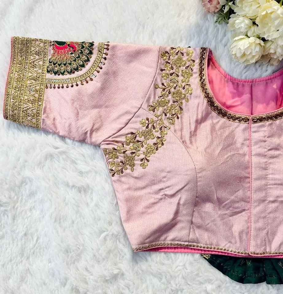 Raspberry Silk Blouse