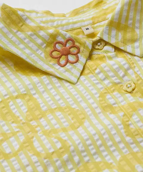 Hello Sunshine Women Boyfriend Shirt