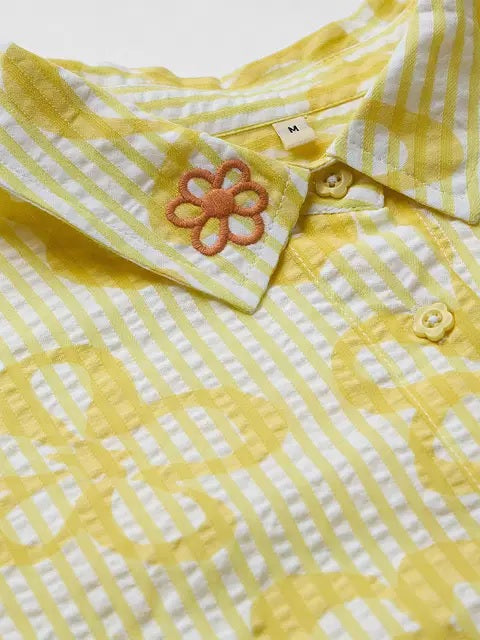 Hello Sunshine Women Boyfriend Shirt