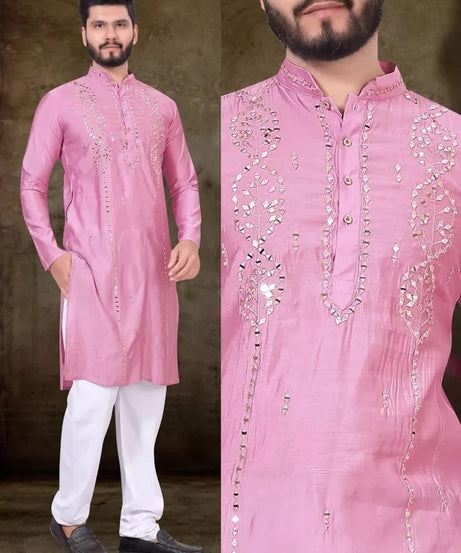 Men's Viscose with kurta pajama set