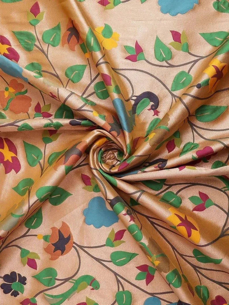 Traditional Banarasi Silk Saree with Gold Zari Weaving Sari & Blouse