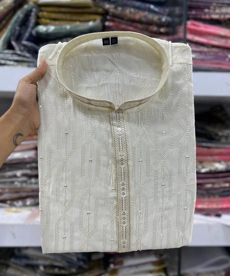 Premium Silk Kurta Pajama Set For Men's, Wedding Wear Pair For Men's