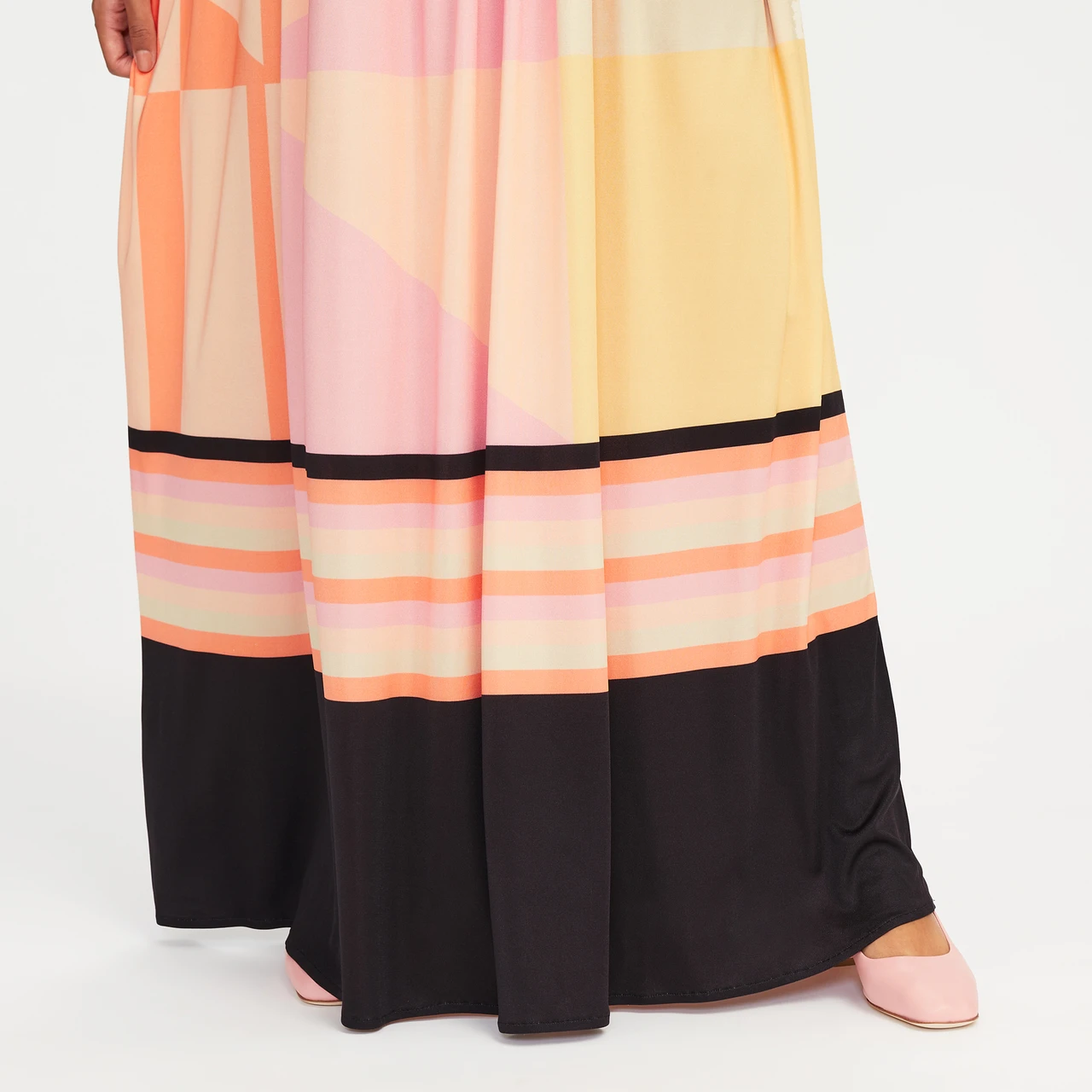 Flowy Rayon Cotton Maxi Kaftan, Lightweight and Breathable Caftan For Women's