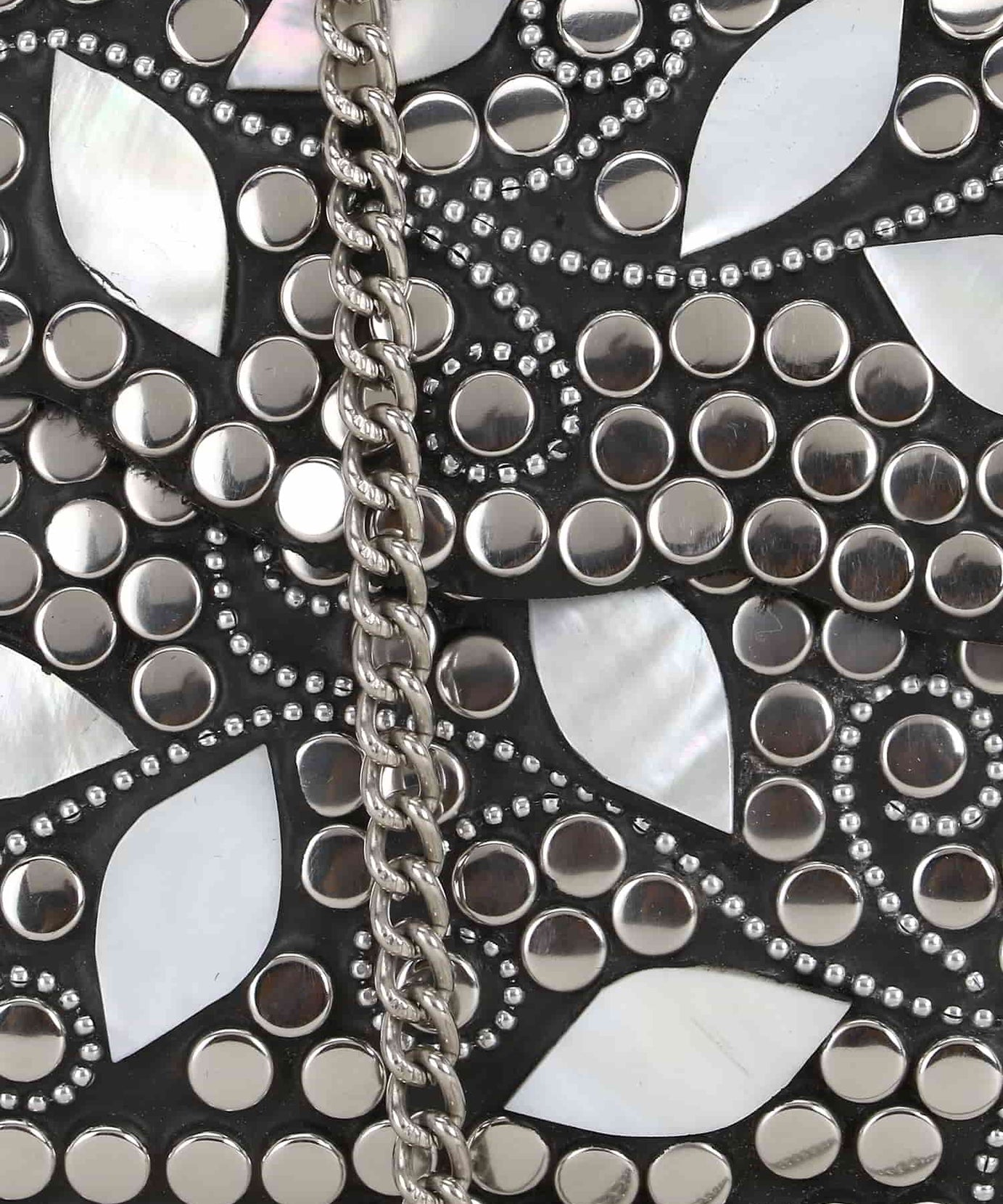 Mosaic Metal Botanical Mosaic Clutch