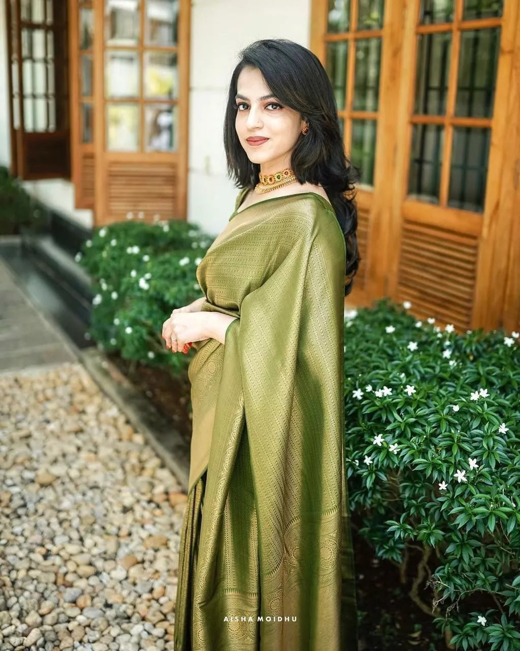 PartyWear Fancy Saree, Ethnic Function Style Sari & Blouse