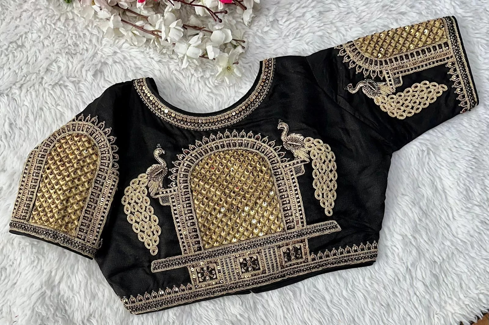 Full Stitched Watermelon Silk Function New Wedding Blouse & Choli