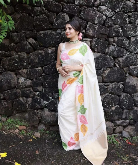 Black Banarasi Soft Silk Saree