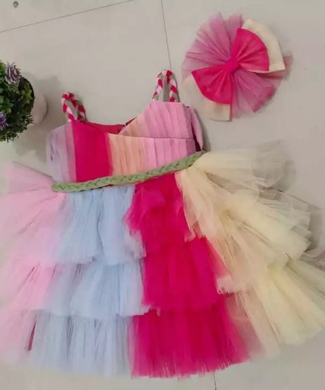 Girl Dress Kids Ruffles Party Wedding Dresses