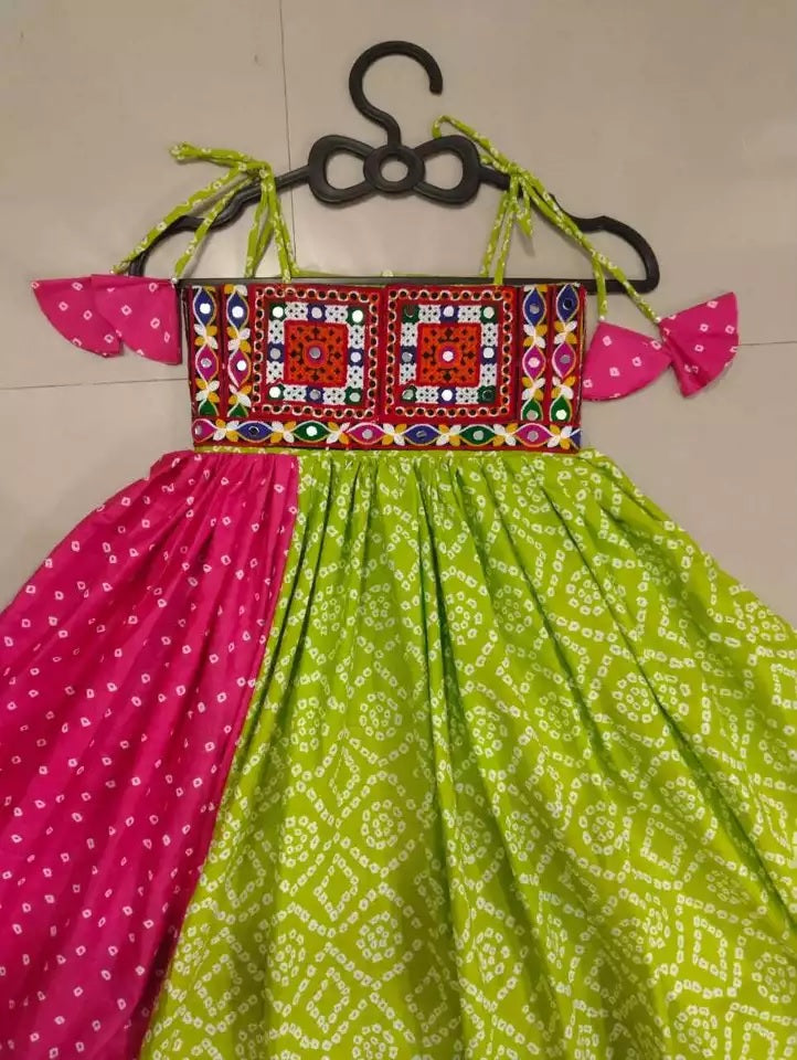 Kids Navratri Cotton Lehenga Choli