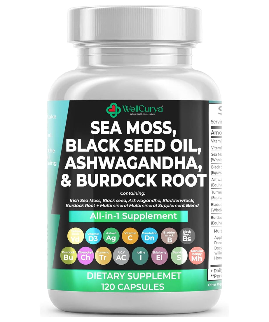 WELLCURYA Blended Vitamin Supplement -120 Capsule