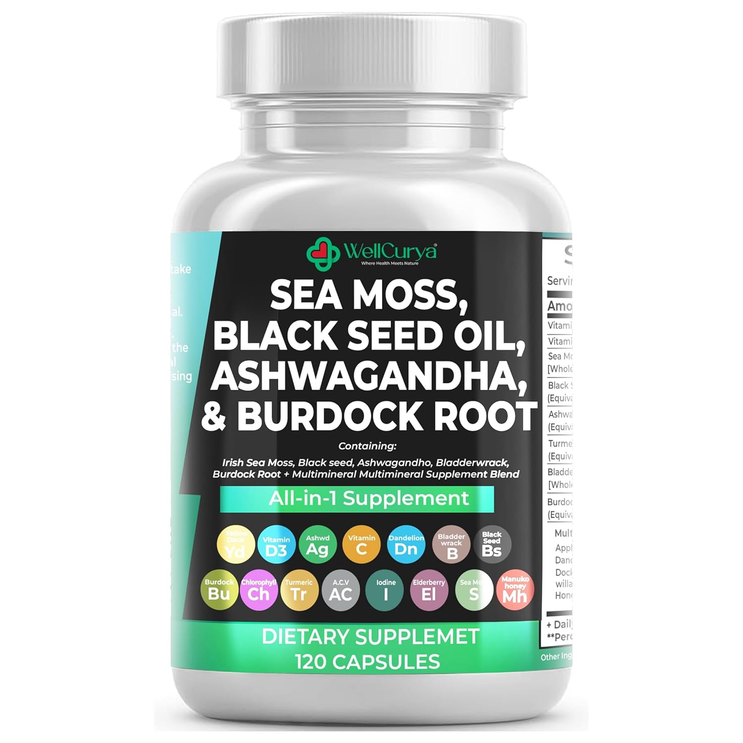 WELLCURYA Blended Vitamin Supplement -120 Capsule