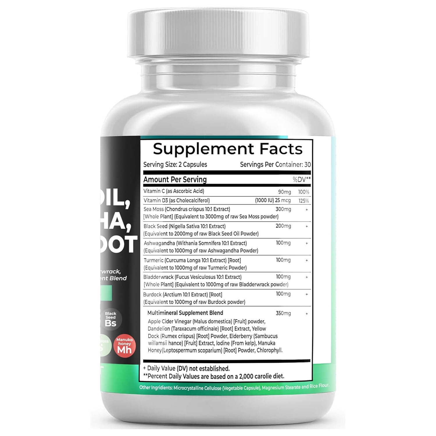 WELLCURYA Blended Vitamin Supplement -120 Capsule