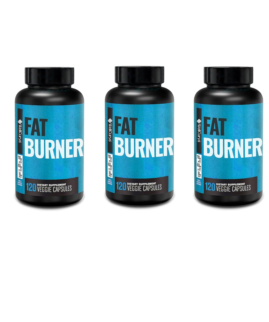 WELLCURYA Burn-XT – Energy, Focus & Wellness Support | 120 Natural Capsules