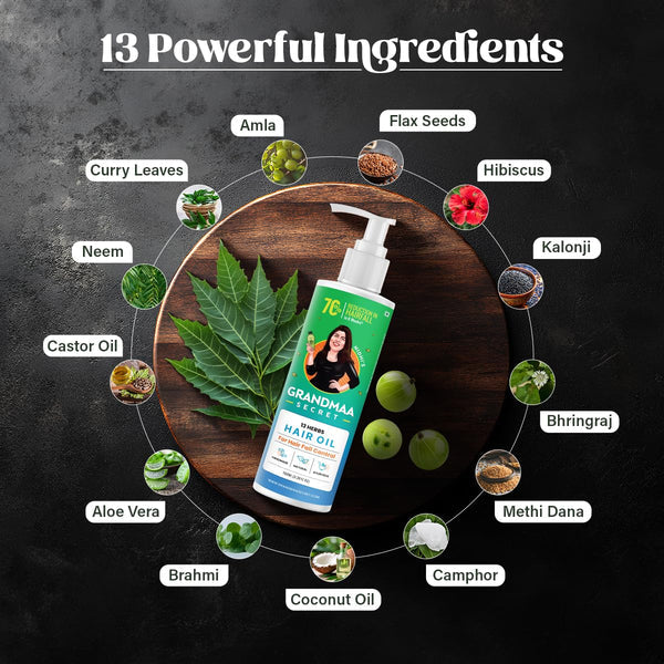 Nidhi's Grandmaa Secret 13 Herbs Hair Oil 100ml