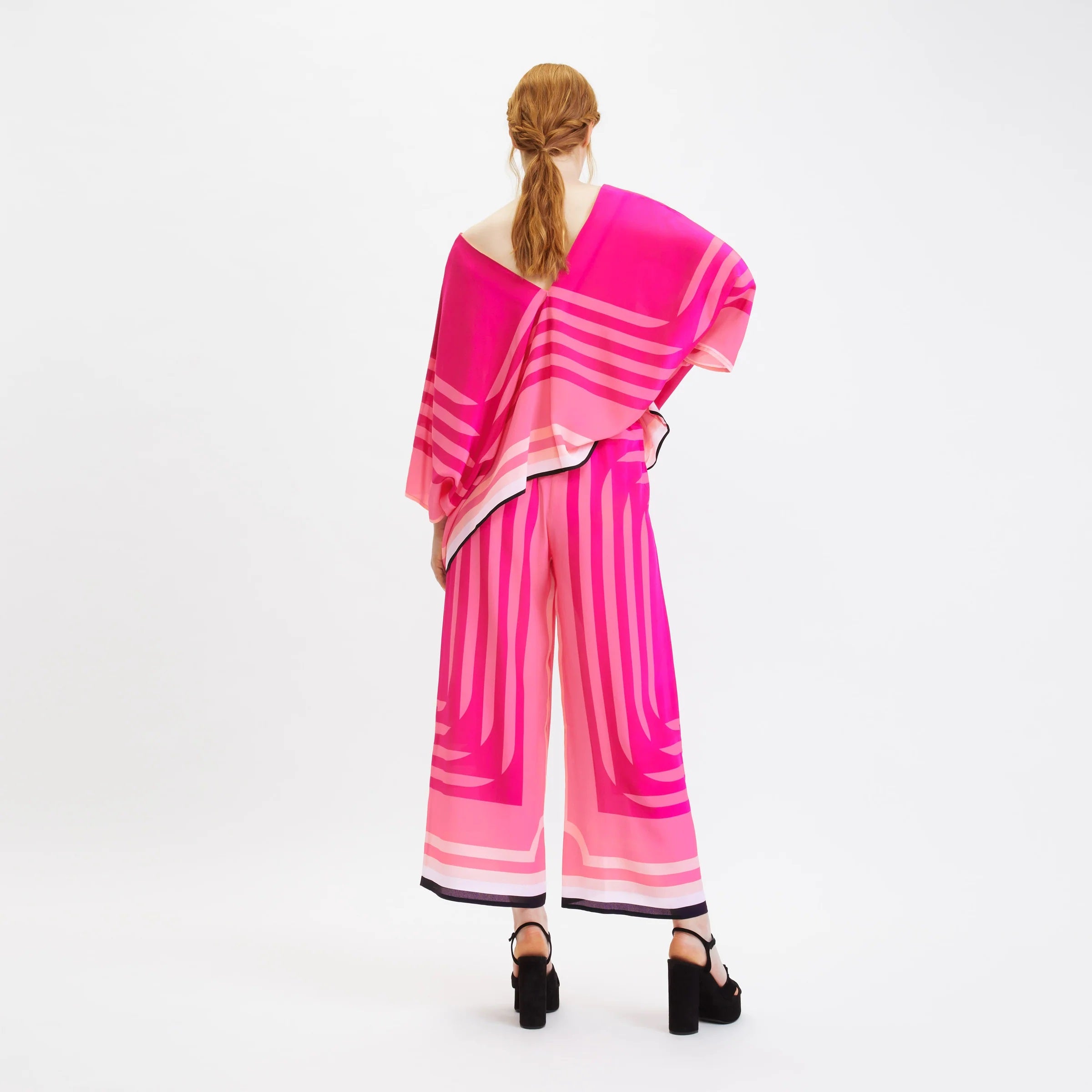 Soft Silk Crepe Co-ord Set  For Women's