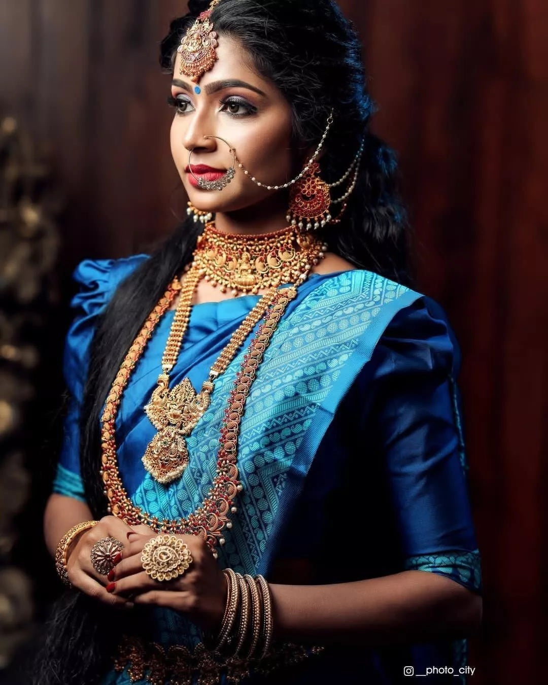 Traditional Classic Party Wear Saree, Ethnic Wedding Sari For Women's