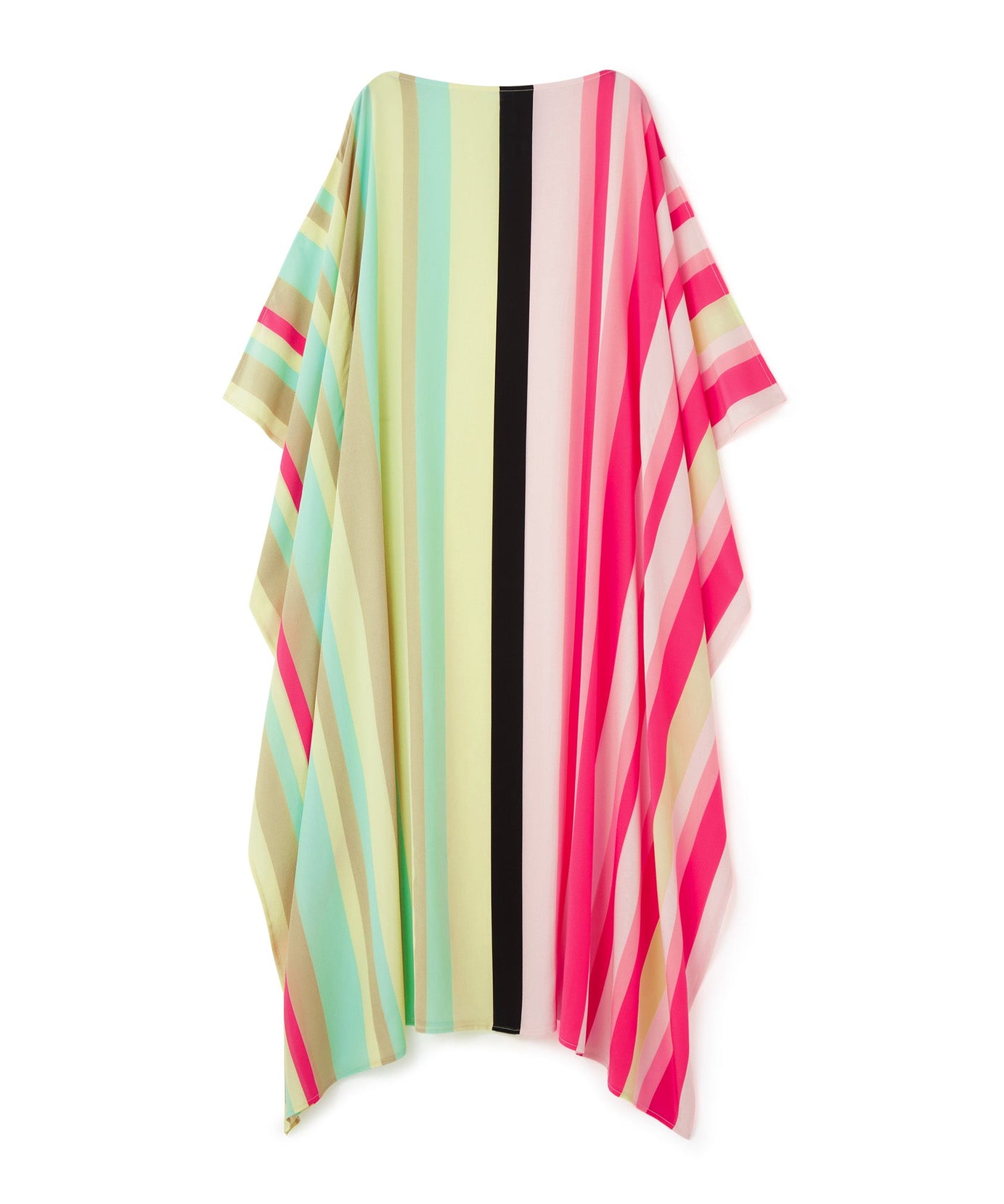 Lightweight Silk Crepe Kaftan Dress - Flowy and Stylish Caftan For Women's