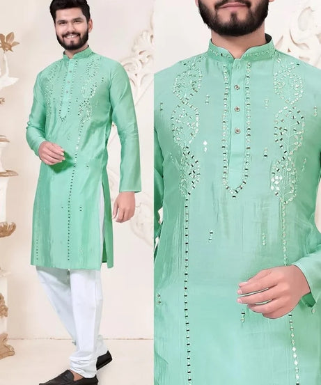 Men's Viscose with kurta pajama set