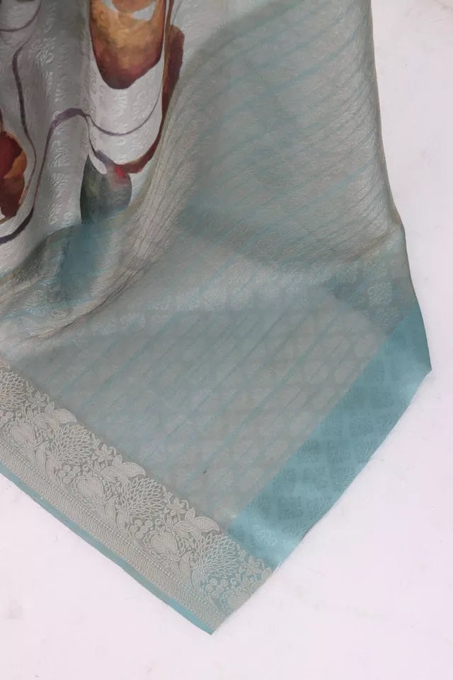 Function Style Bollywood Handloom Silk Saree,Wedding Party Ethnic Wear Sari