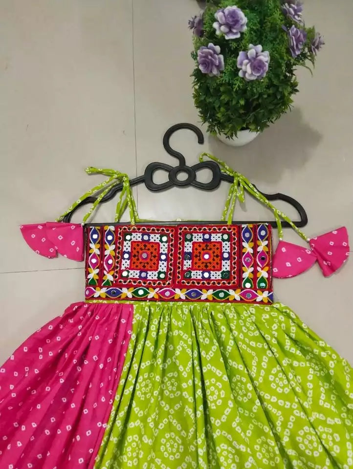 Kids Navratri Cotton Lehenga Choli