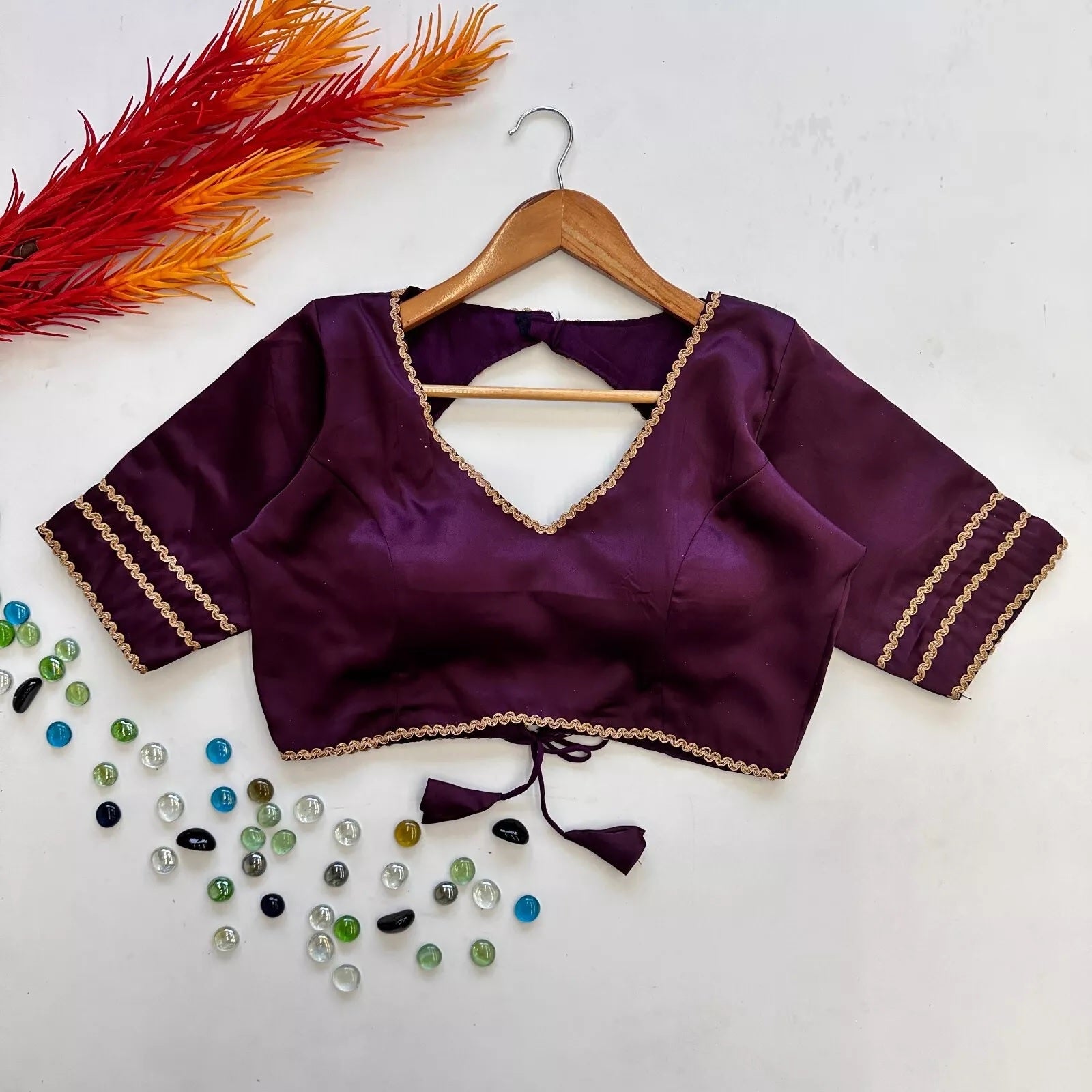 Wedding Special Stitched Manali Silk Blouse & Choli