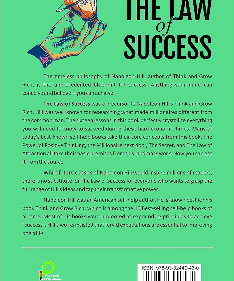 The Law Of Success In Sixteen Lessons ( Paparback )