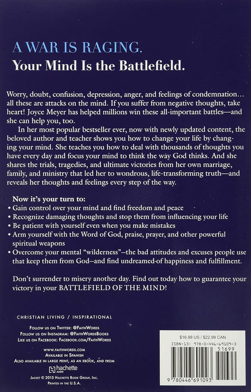 BATTLEFIELD OF THE MIND - Paperback Joyce Meyer (Author)