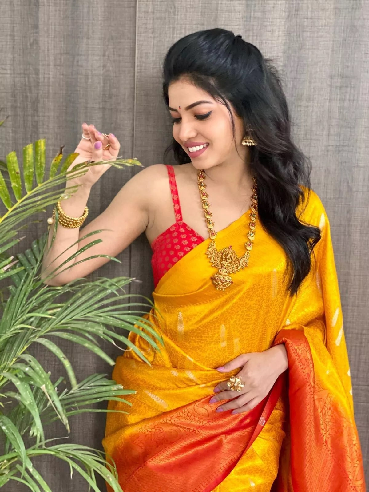 Soft Kubera Pattu Sari With Contrast Tassels,Facny Sari & Blouse