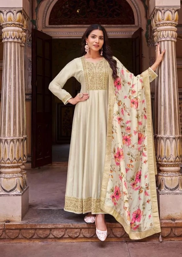 Silk Indian Wedding Pakistani Wear Top Bottom & Dupatta