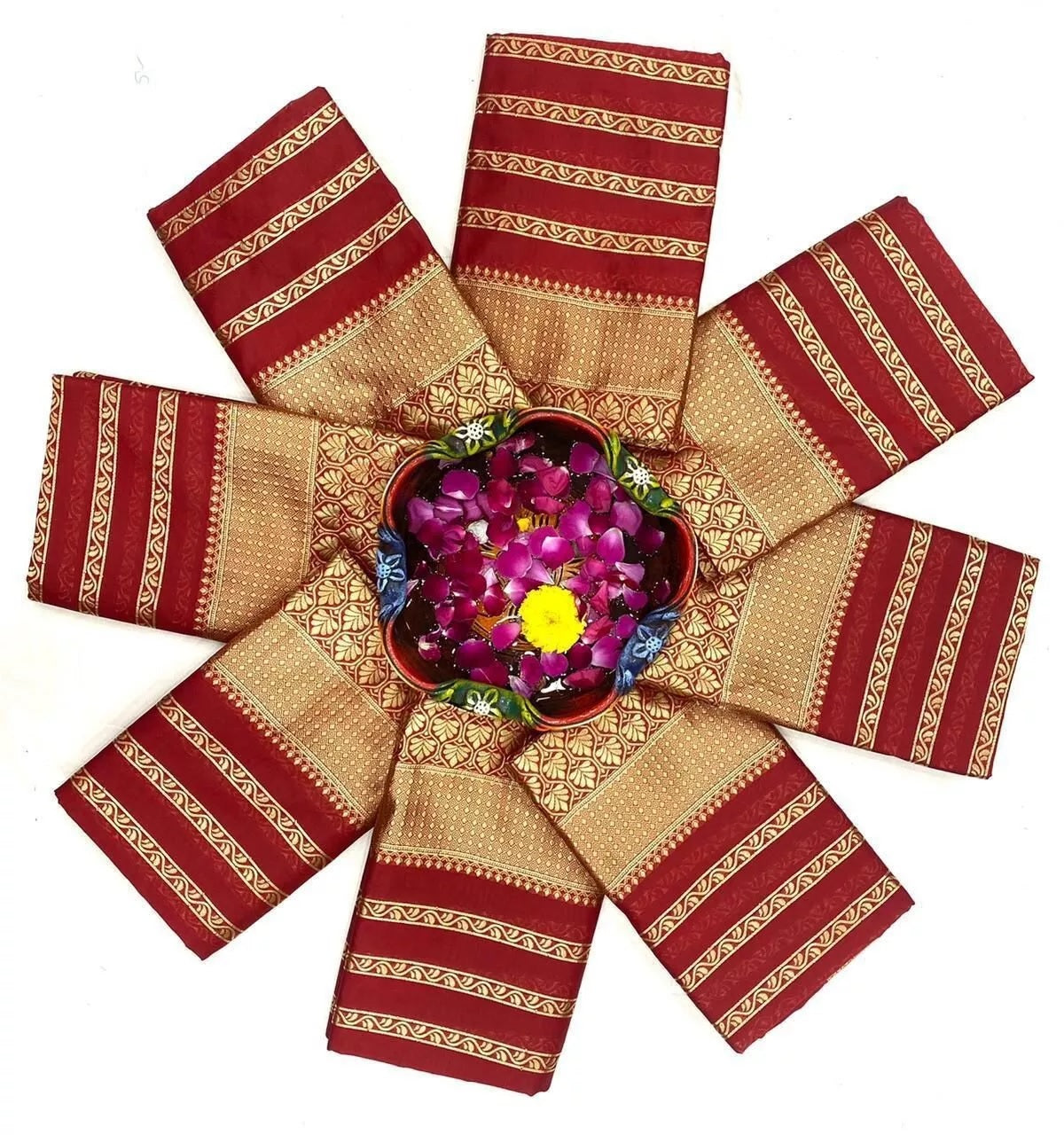 Soft Lichi Silk Party Wear Sari With Blouse