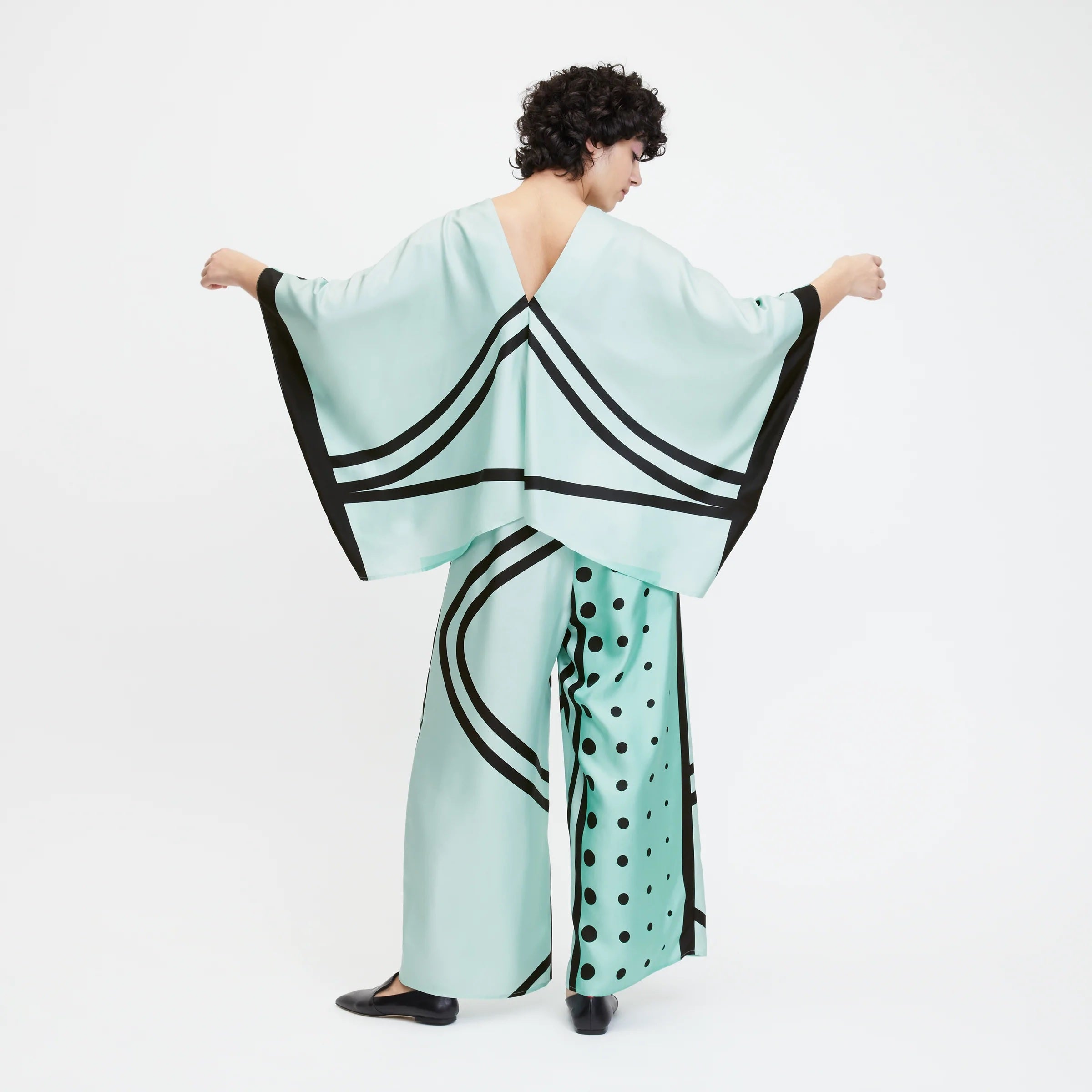 Soft Satin Silk Co-ord Set , Printed Women's Co-ord