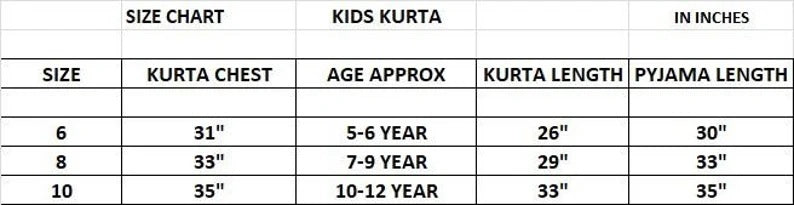 Chikankari kids Wear Kurta Pajama Set For Kid's Boy