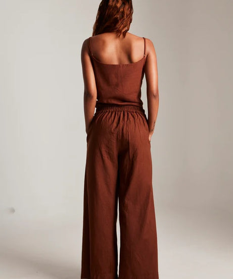 Co-Linen Camisole Top & Wrap Pants