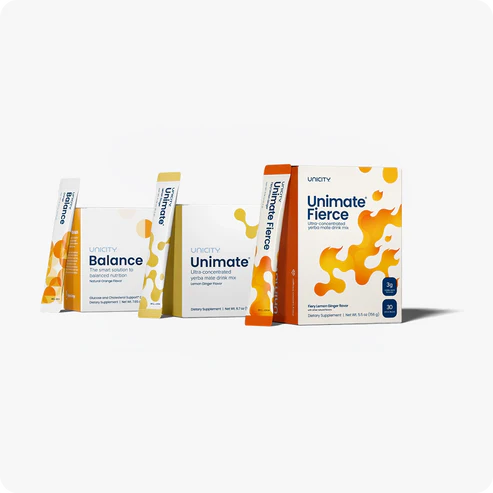 Unicity Unimate & Balance Orange Drink Mix Combo – 30 Pack Each