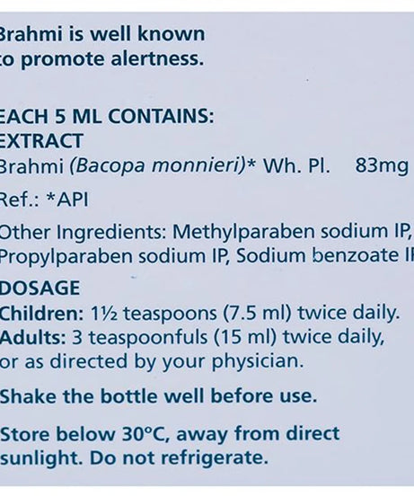 Himalaya Brahmi Syrup 200ml – Herbal Wellness Tonic
