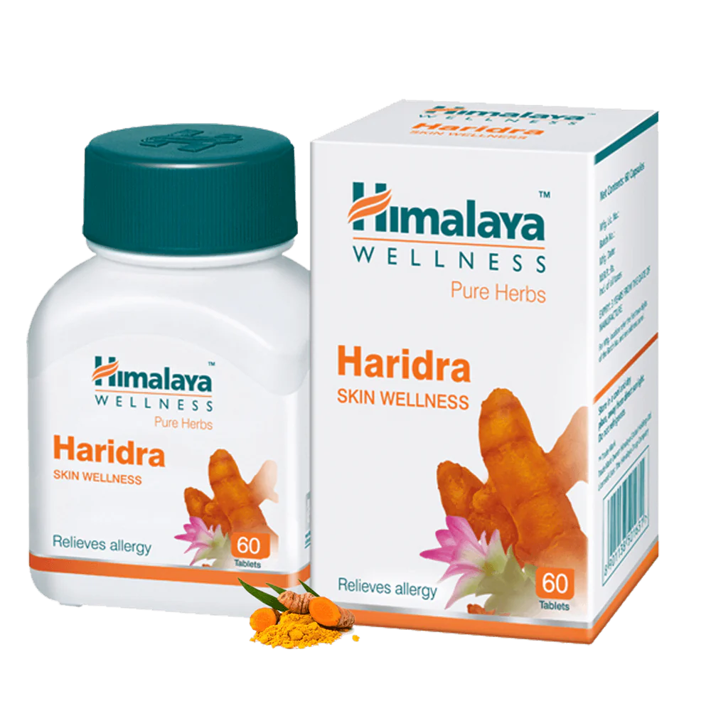 Himalaya Haridra Skin Support – 60 Tablets | Turmeric Extract