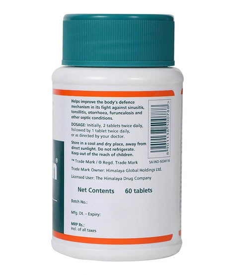 Himalaya Septilin Herbal Tablets – 60 Count | Ayurvedic Immune Support
