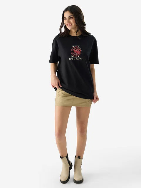 House of the Dragon Family Tree Boyfriend T-Shirts