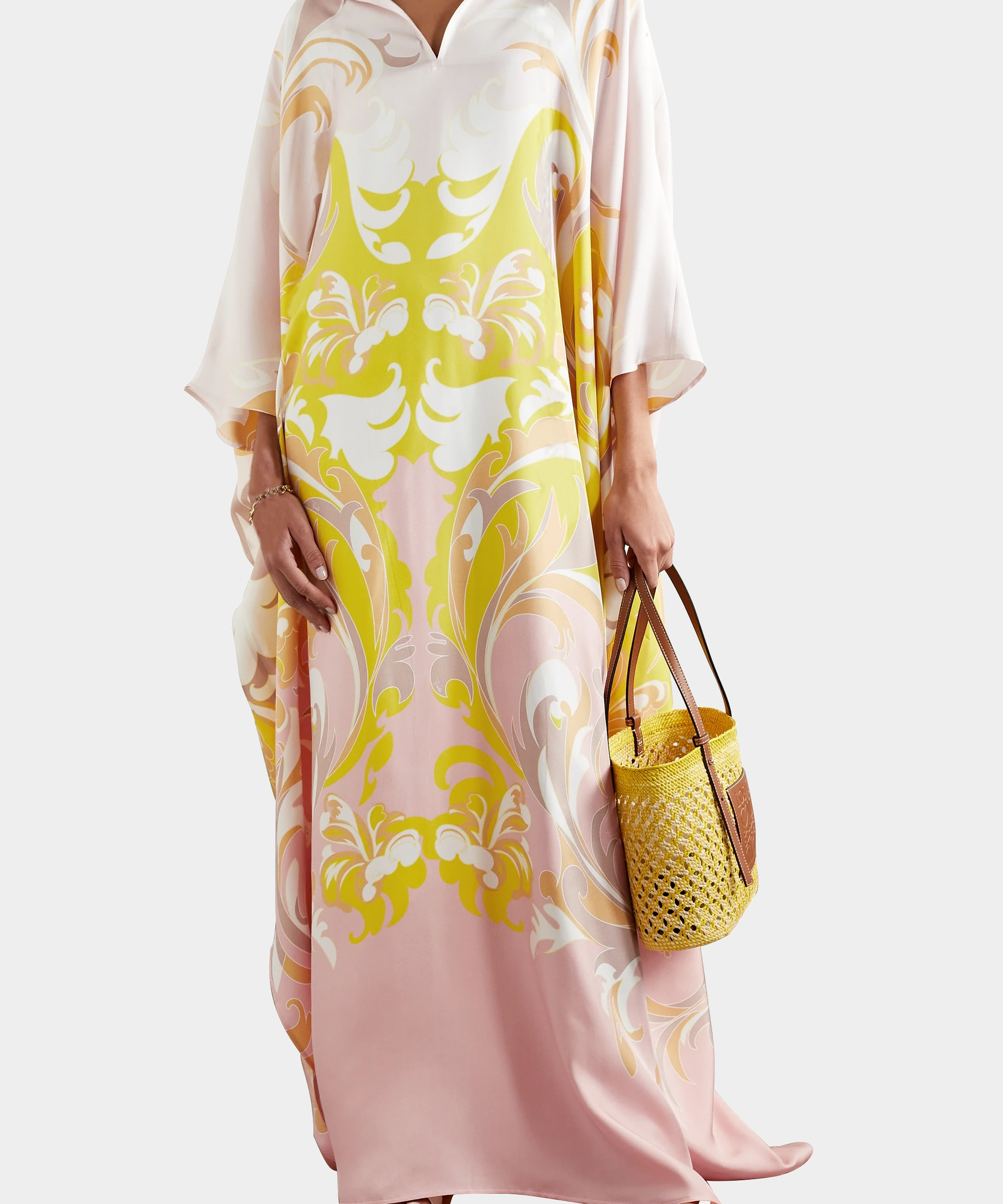 Soft Satin Silk Kaftan, Stylish Long Caftan For Women's
