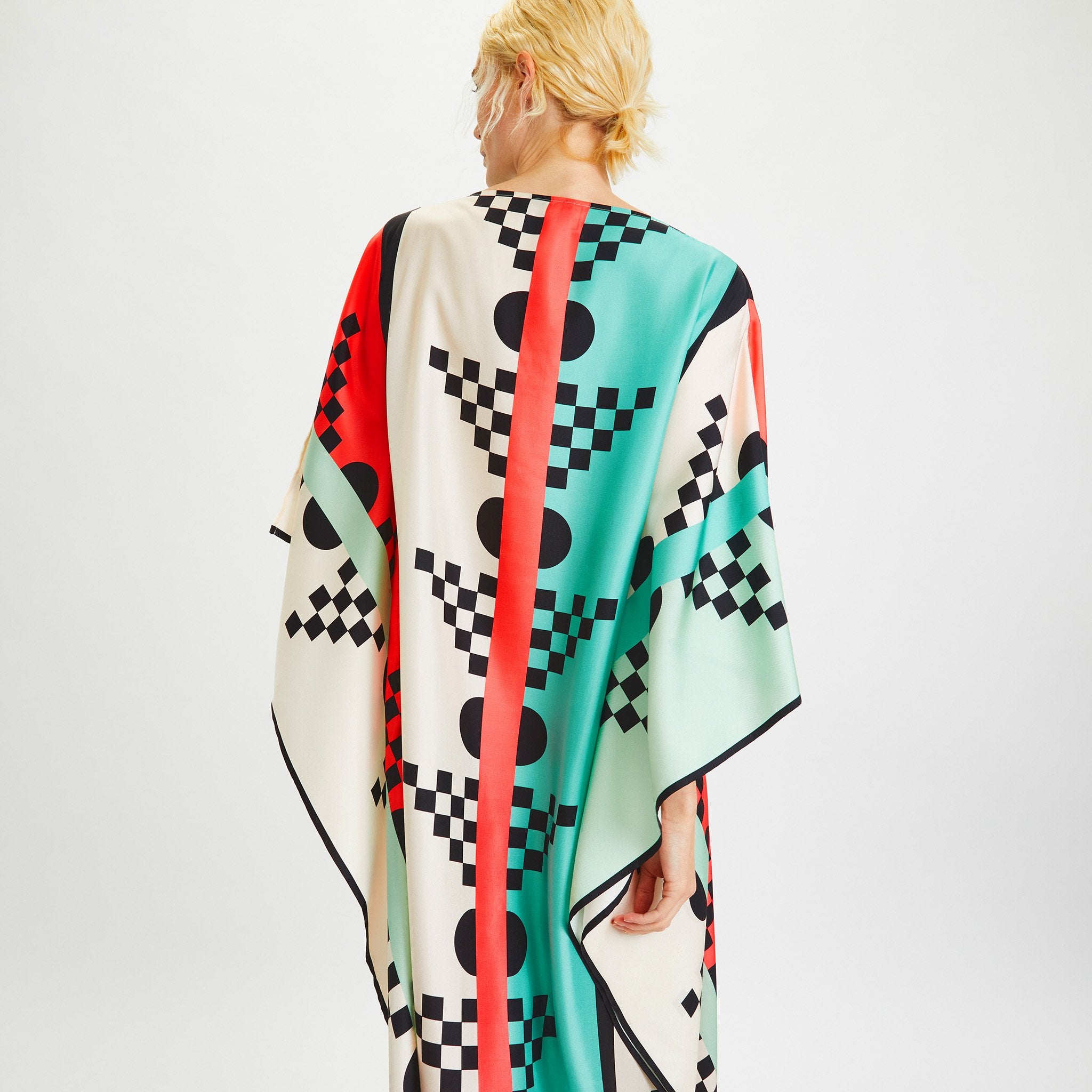 Long Soft Satin Silk Kaftan – Lightweight and Comfortable Caftan For Women's