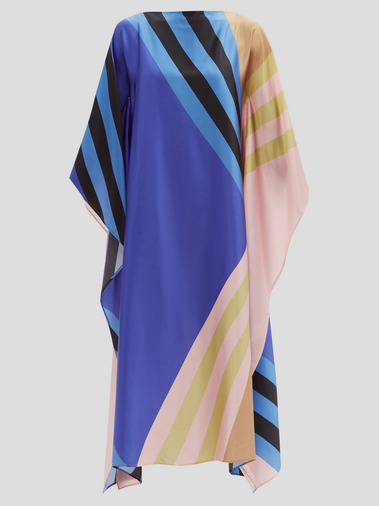 Soft Satin Silk Kaftan, Beach Wear Caftan For Women's