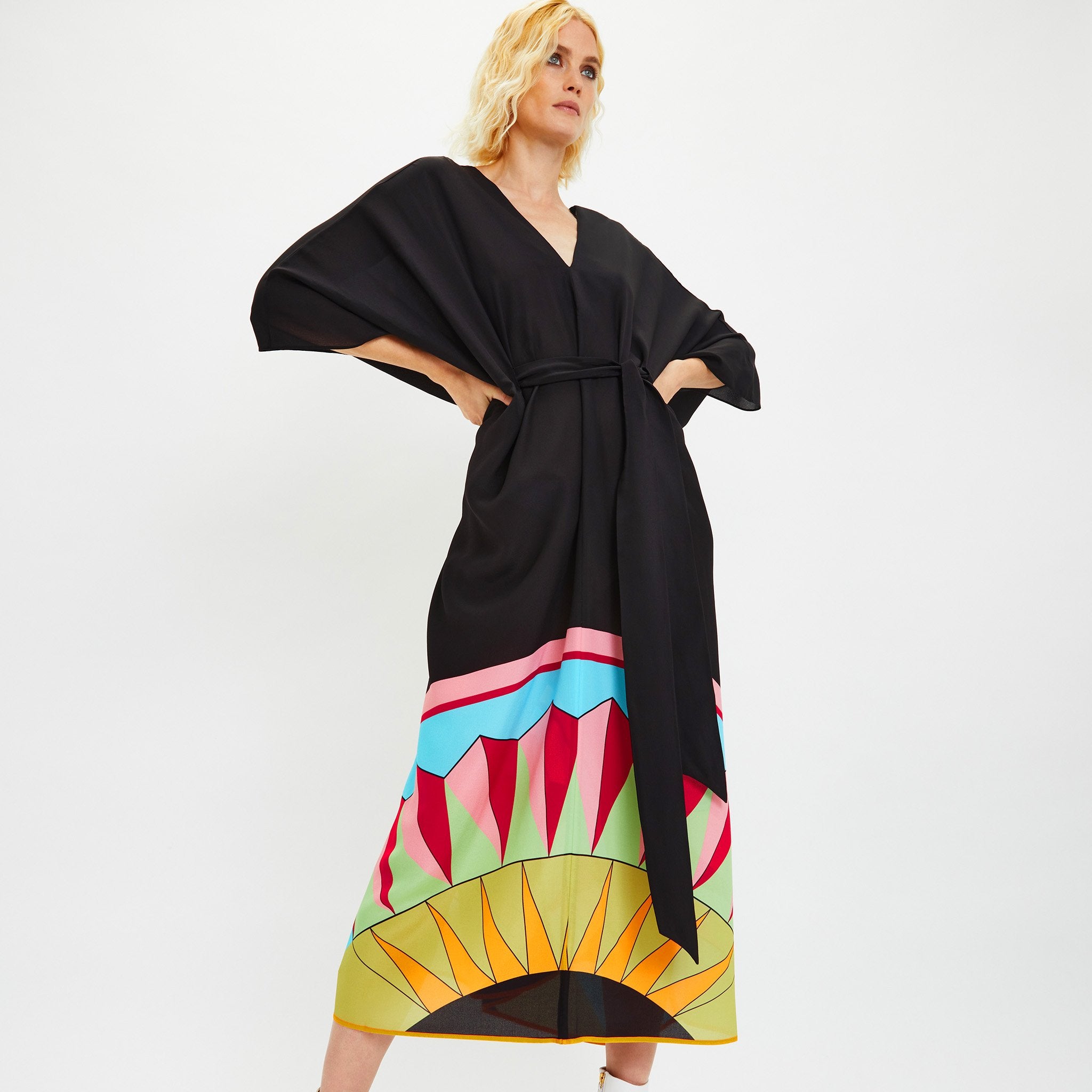 Premium Chelsea Georgette Kaftan - Stylish Party Outfit Caftan For Women's