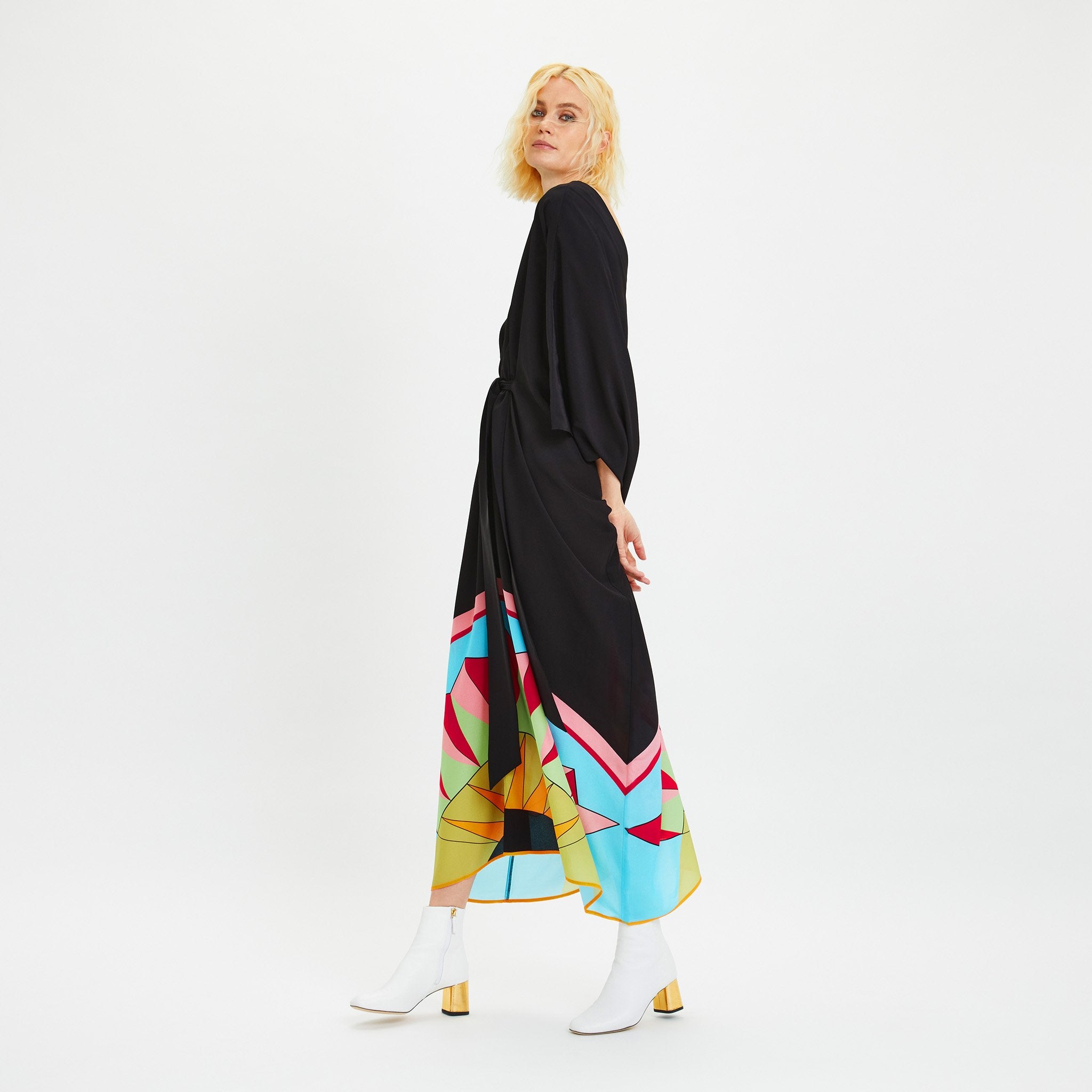 Premium Chelsea Georgette Kaftan - Stylish Party Outfit Caftan For Women's