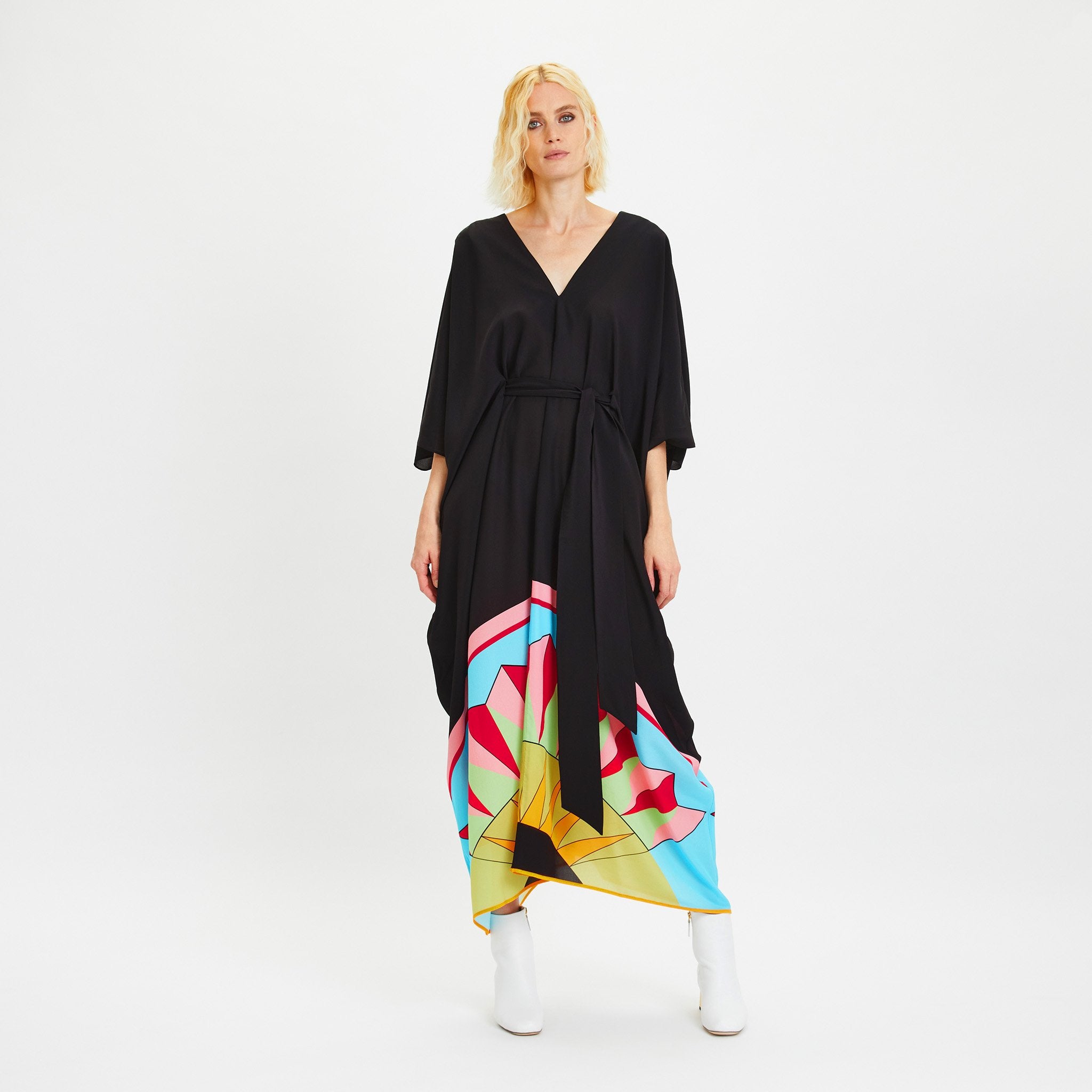 Premium Chelsea Georgette Kaftan - Stylish Party Outfit Caftan For Women's