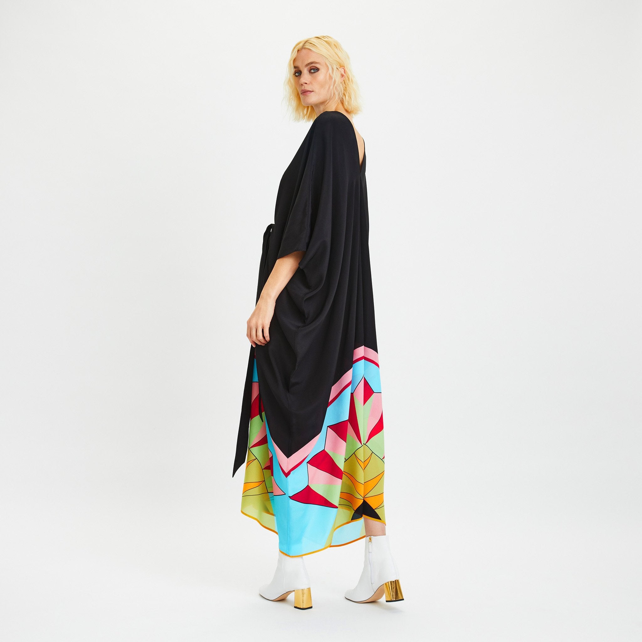 Premium Chelsea Georgette Kaftan - Stylish Party Outfit Caftan For Women's