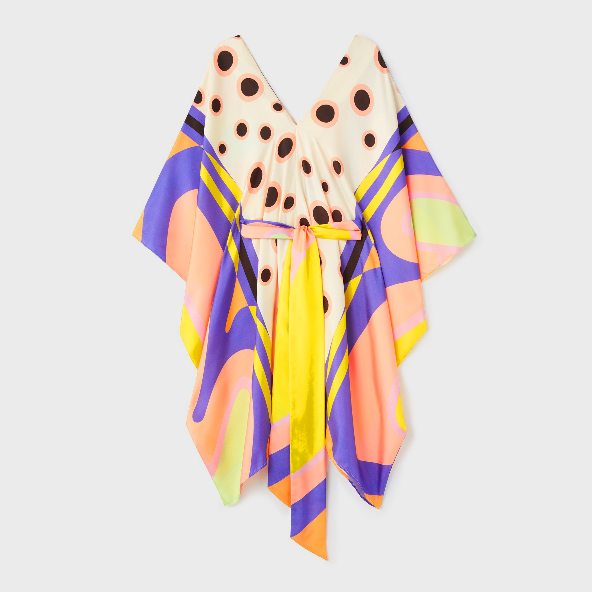 Stylish Soft Satin Silk Kaftan, Casual Wear Kaftan For Women's