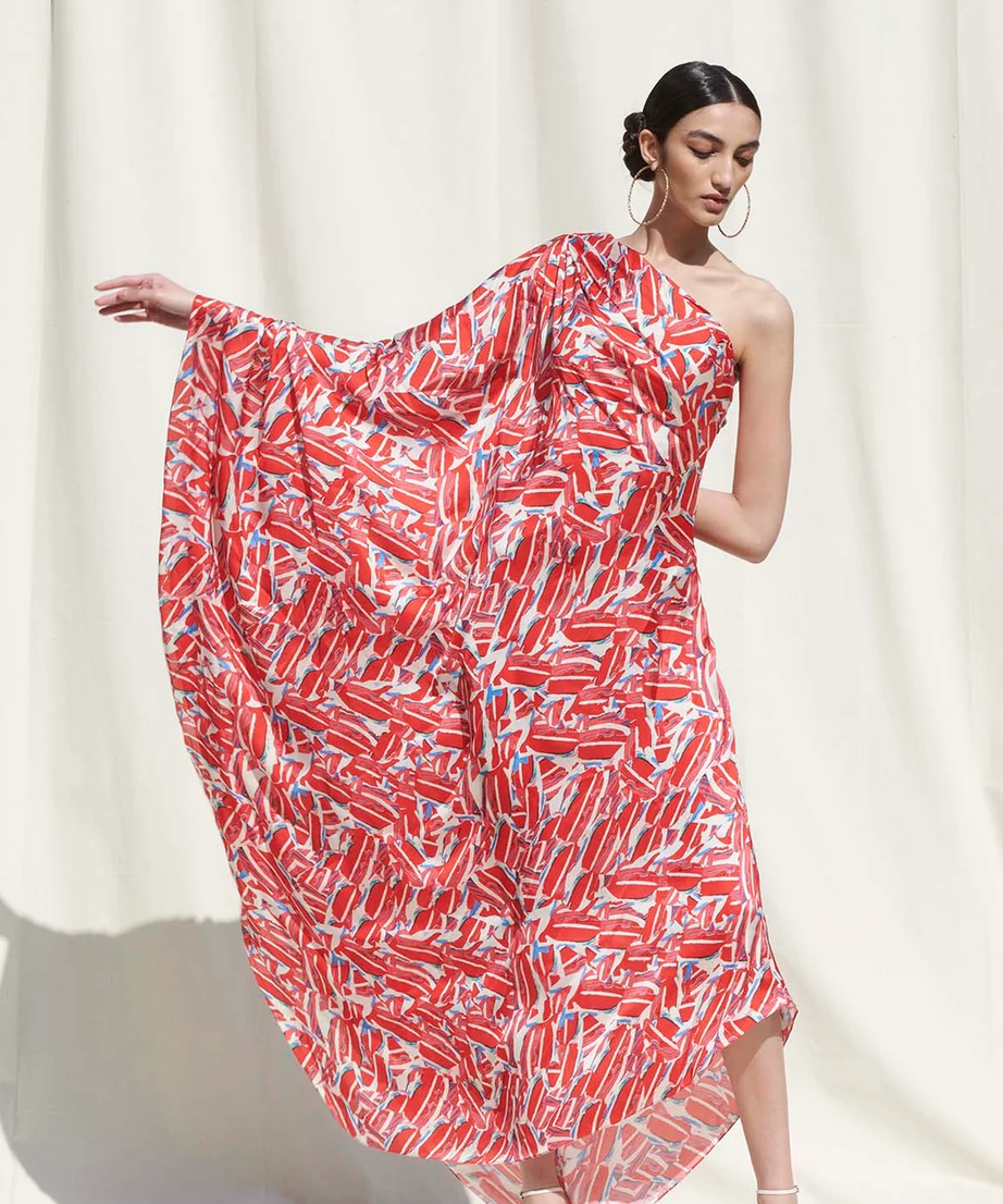 Premium Lux Satin Kaftan, Soft, Flowing, Caftan For Women's